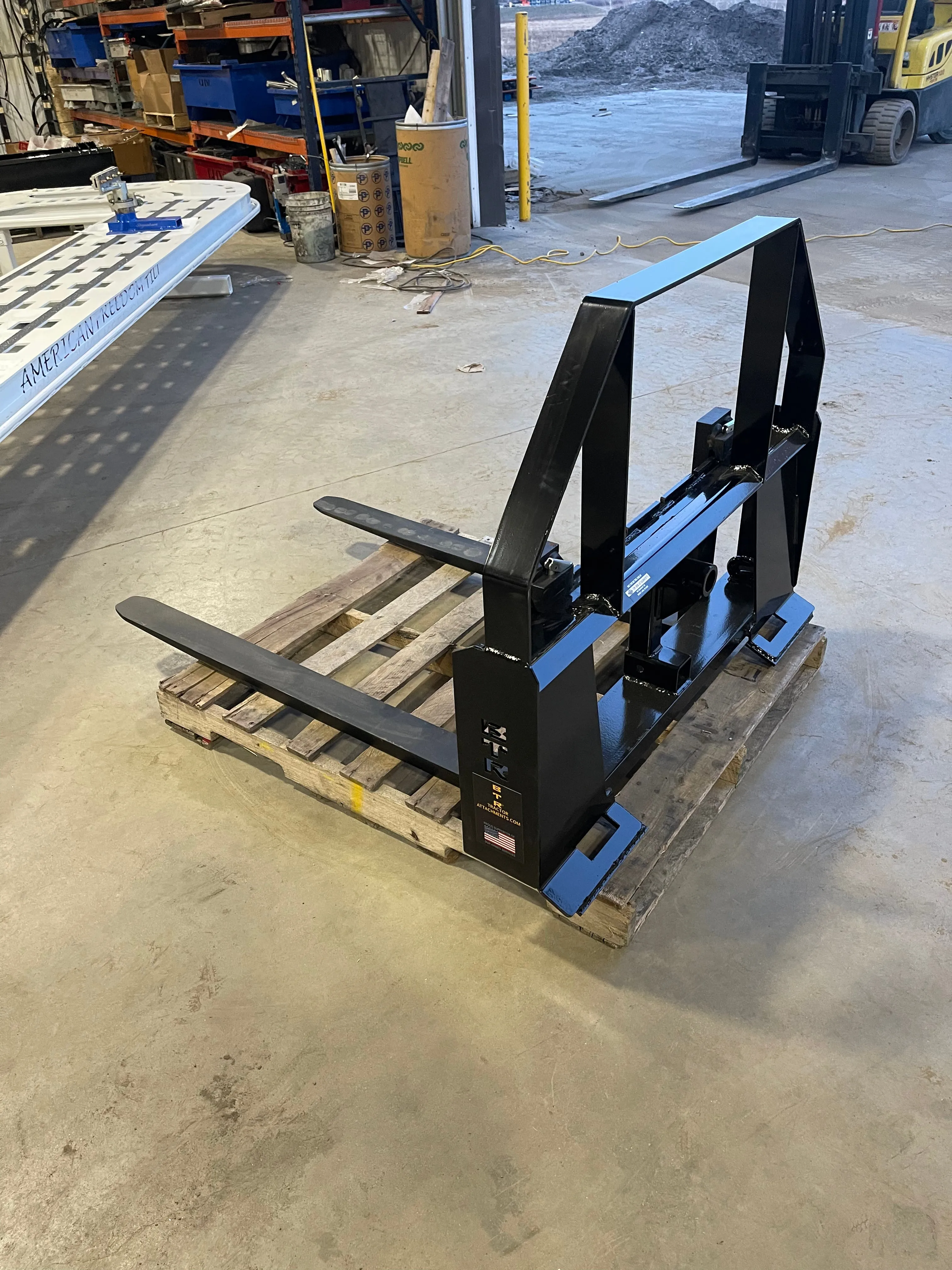 NEW Bigtoolrack 3N1 Pallet Fork Frame Skid Steer or JDQA