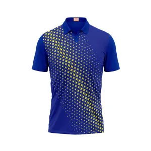 Next Print Customized Polo Neck Royal Blue Jersey NPTS01