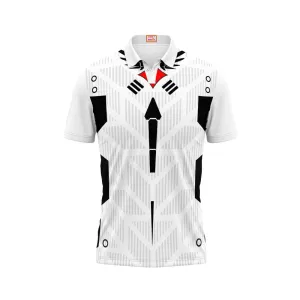 Next Print Customized Polo Neck White Jersey NPTS18