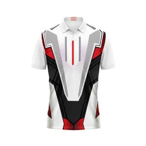 Next Print Customized Polo Neck White Jersey NPTS41