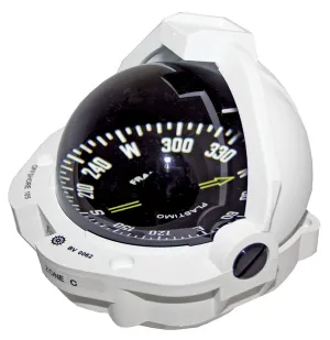 OFFSHORE 105 POWERBOAT COMPASS - FLUSH MOUNT, WHITE, FLAT