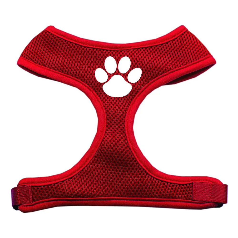 Paw Design Soft Mesh Harnesses Red Medium