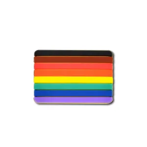 Philadelphia 8 Stripe Pride Rainbow Flag Silicone Pins