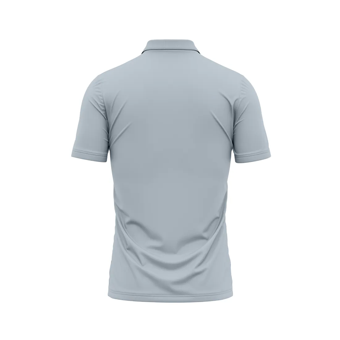 Polo Neck Printed Jersey Grey NP00250