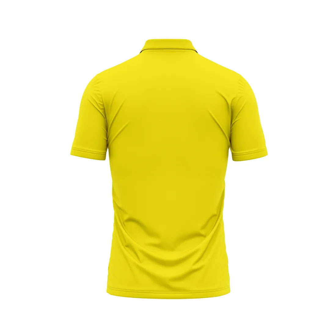 Polo Neck Printed Jersey Yellow NP00205