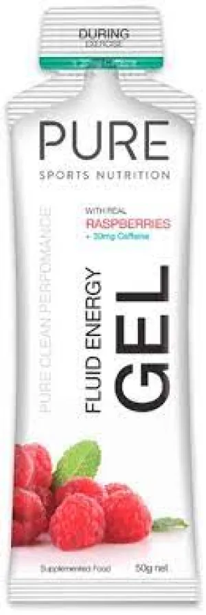 PURE FLUID ENERGY GEL RASPBERRY