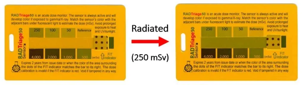 RADTriage50 Personal Dosimeter & Manual   IOSAT Tablets