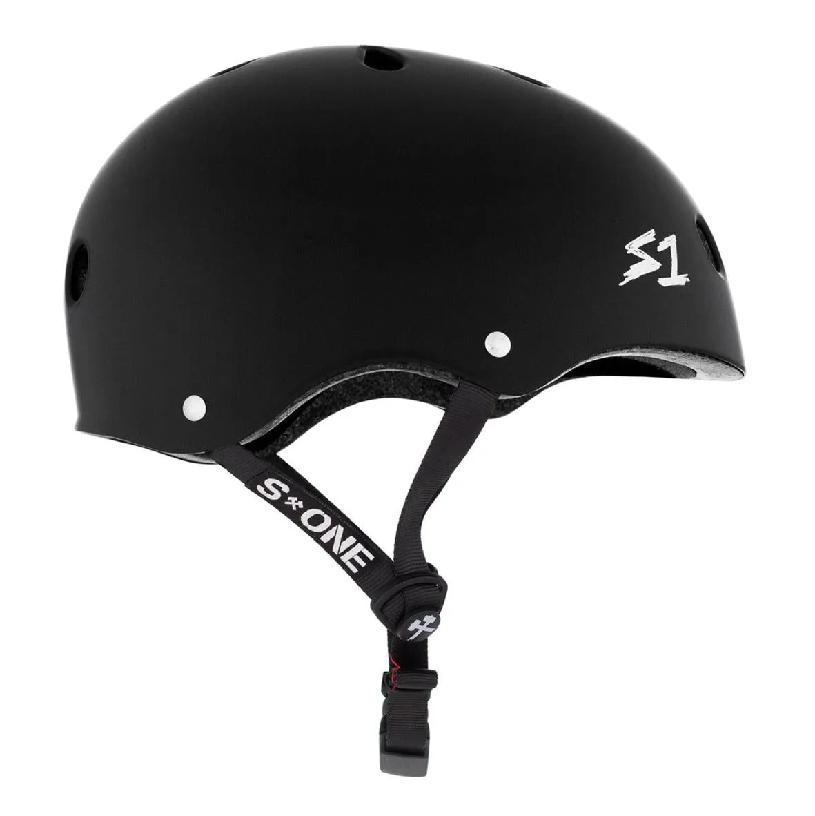 S1 Mega Lifer Helmet Black Matte - Certified