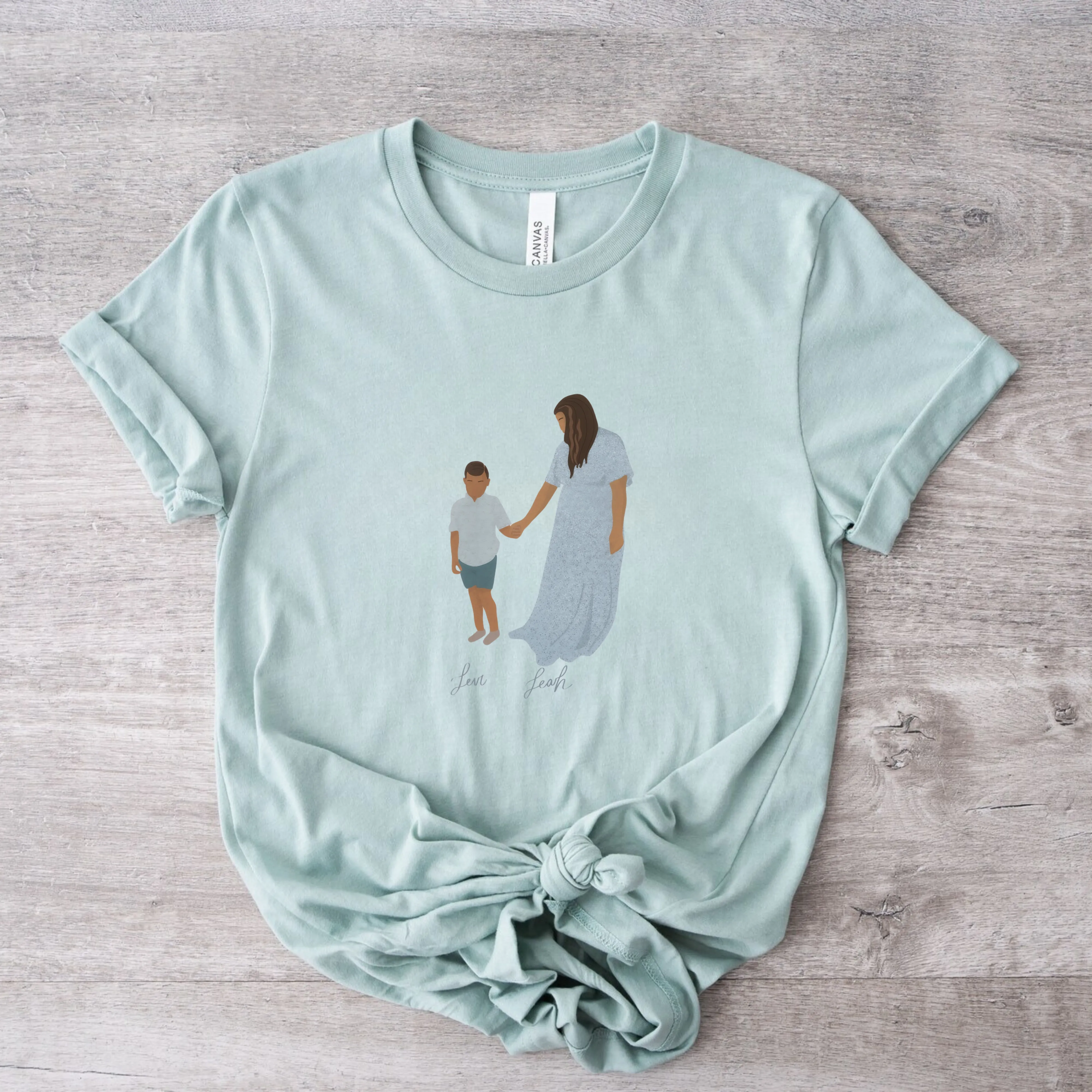 Short Sleeve Tee with custom portrait