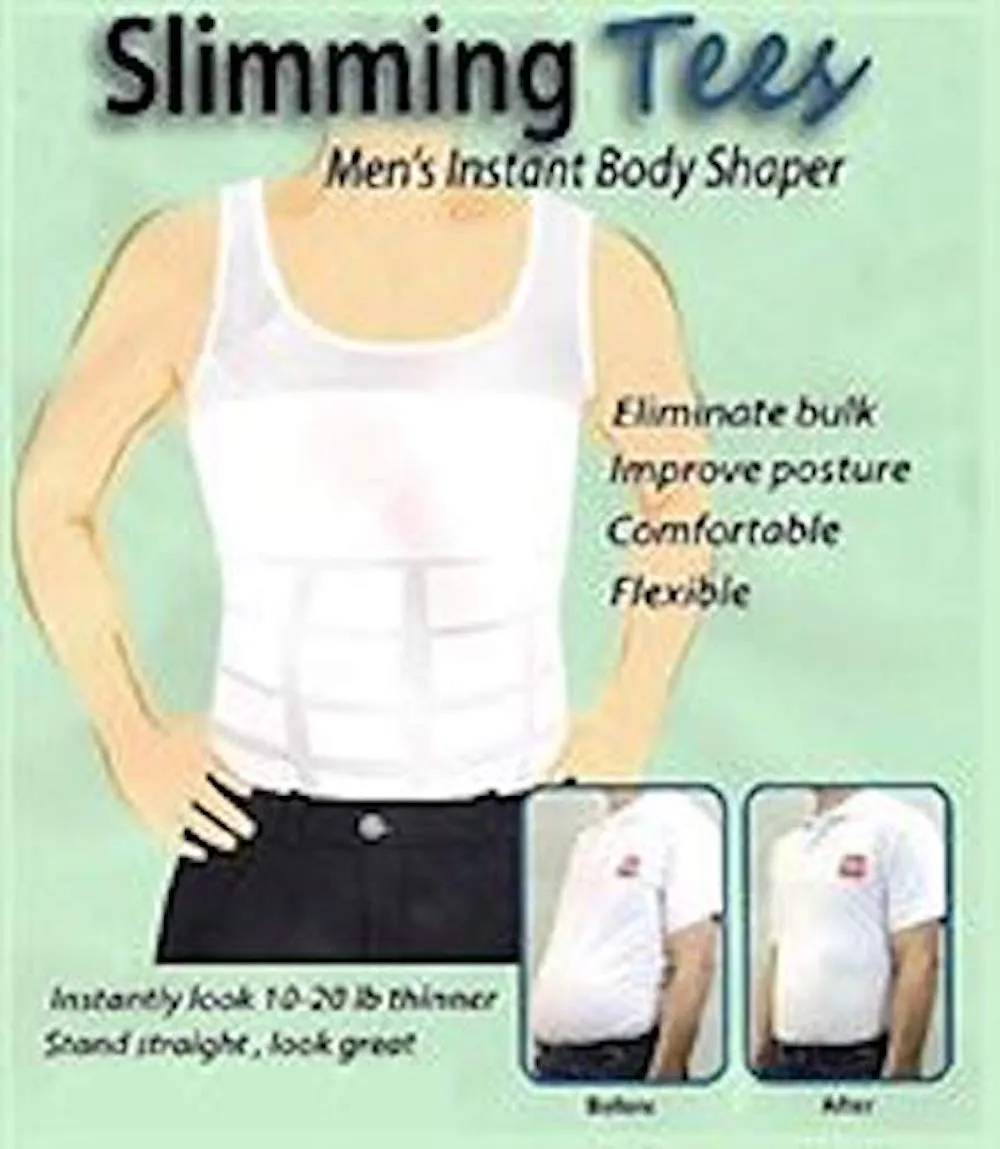 Slimming Tees- Men's Instant Body Shaper (XX Large)