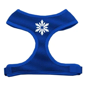 Snowflake Design Soft Mesh Harnesses Blue Small