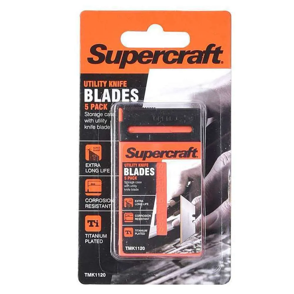 Supercraft Utility Knife Blade (5pc)