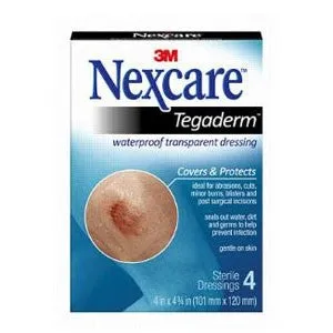 Tegaderm Stretch Gauze Bandage 4" x 4 3/4" Box of 4