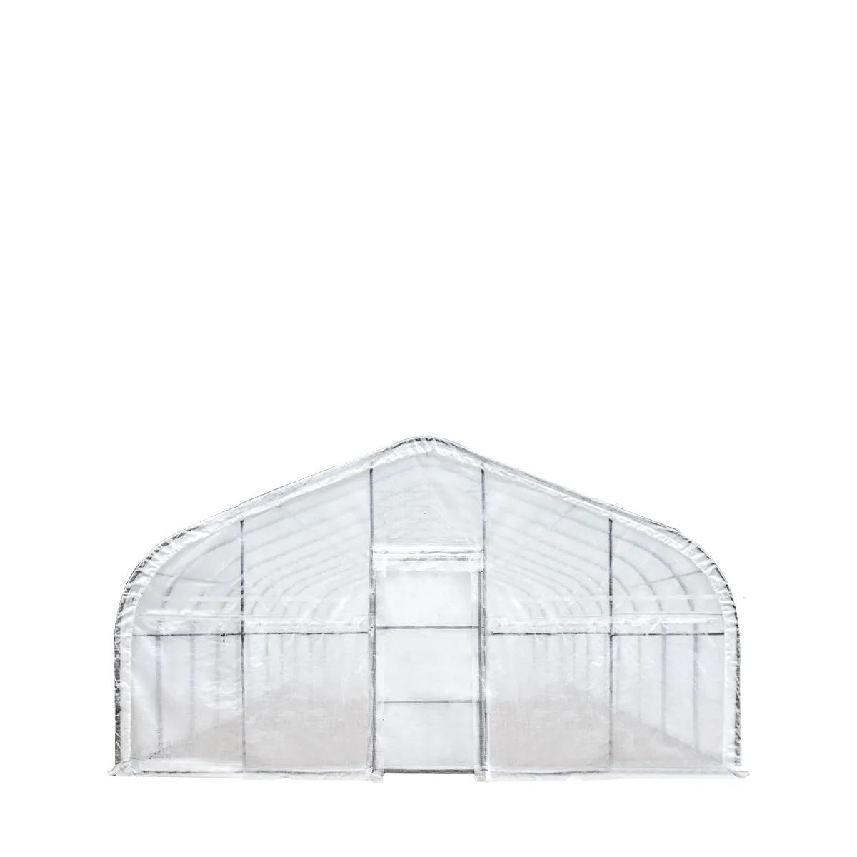 TMG Industrial 20’ x 50’ Tunnel Greenhouse Grow Tent w/12 Mil Ripstop Leno Mesh Cover, Cold Frame, Roll-up Windows, Peak Ceiling Roof, TMG-GH2050