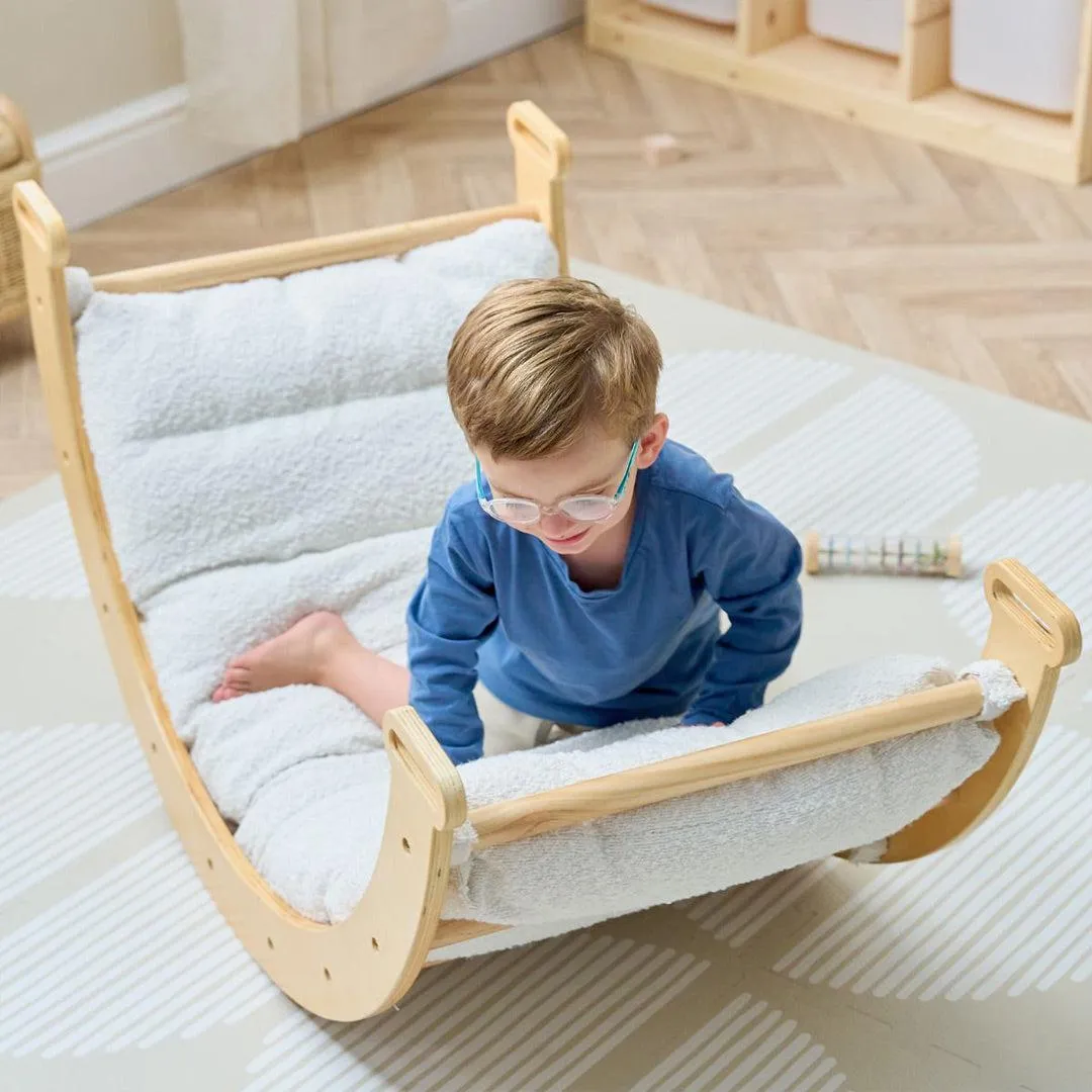 Tutti Bambini Scala Montessori Pikler Rocking Frame Cushion - Natural