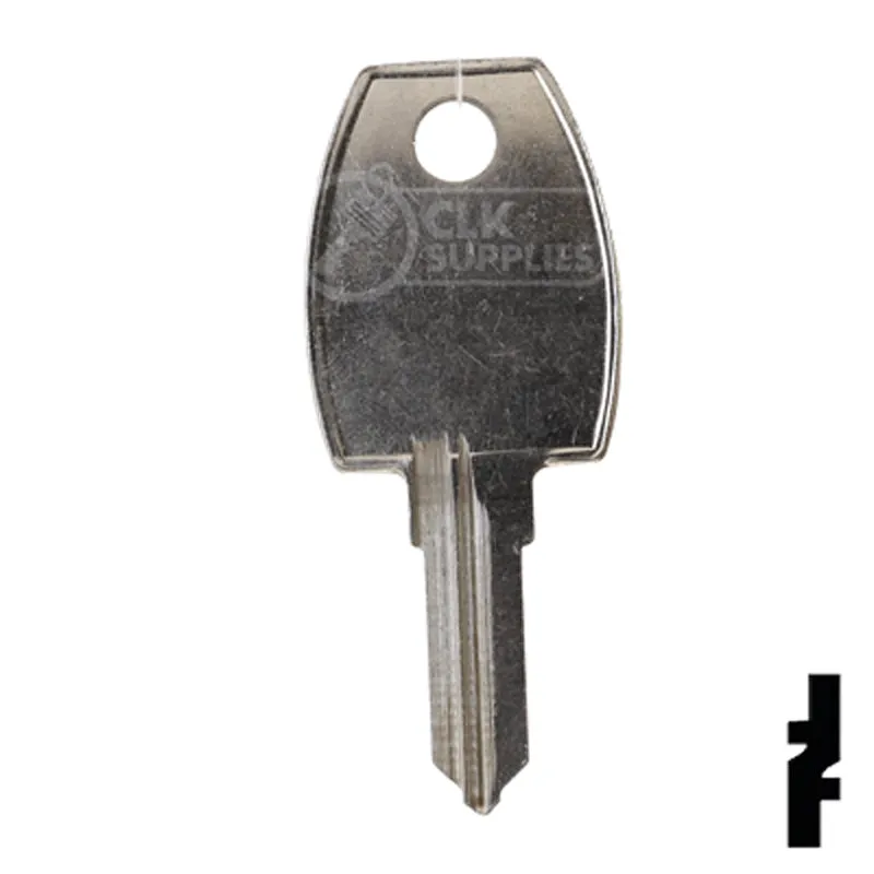 Uncut Key Blank | Cyber Lock, Treadway Key | 1674