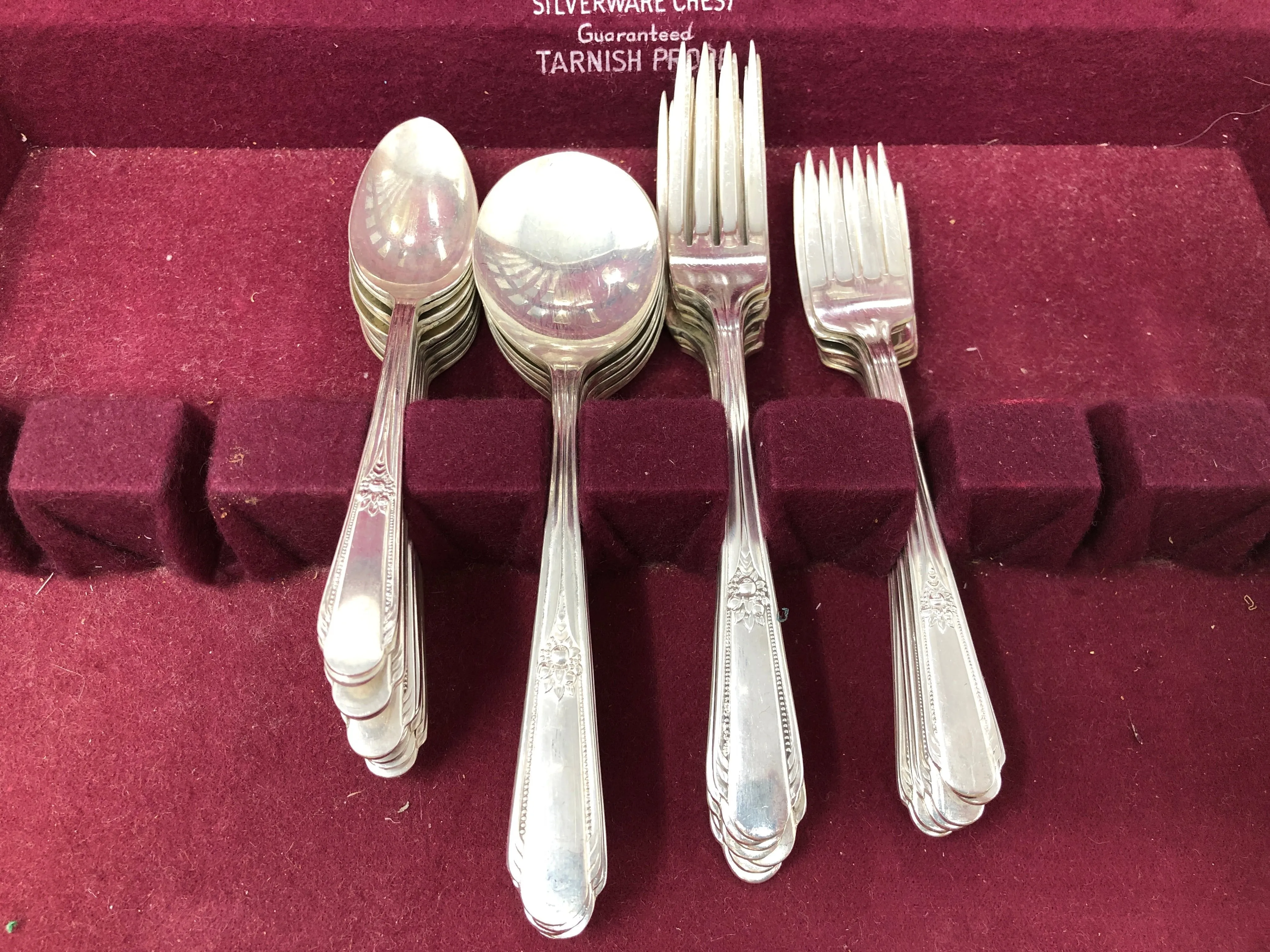 W.M Rogers Co Original Silver Plated Silverware W/original Box