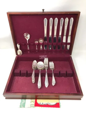 W.M Rogers Co Original Silver Plated Silverware W/original Box