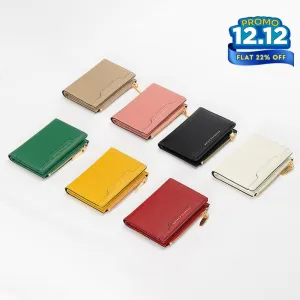 Women's Leather Compact Wallet